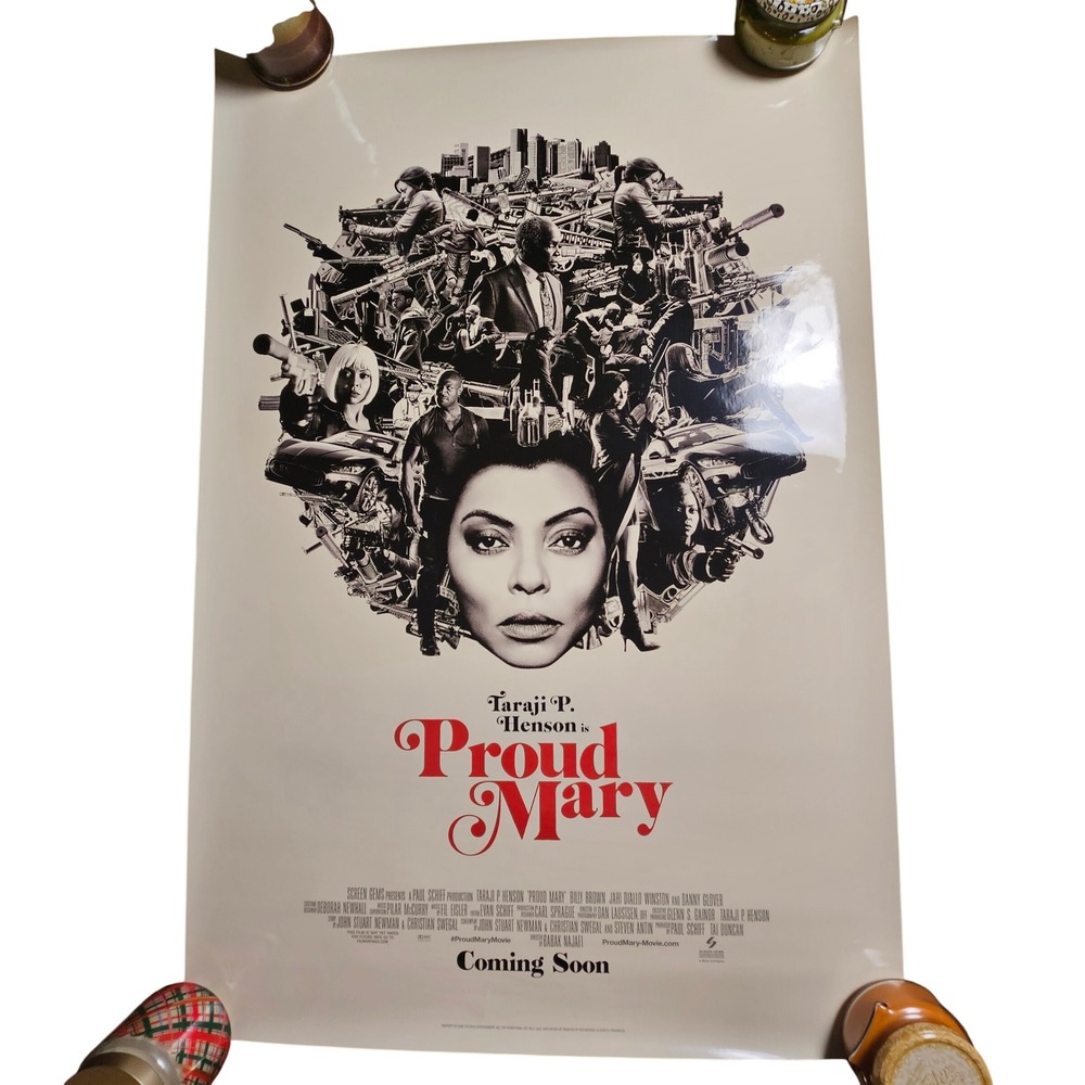 Proud Mary 2018 Promo Movie Poster 27x40‎ Taraji P. Henson, Billy Brown